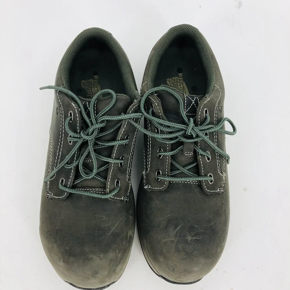 Red Wing Women's Comfort Pro Oxford Gray Composite Safety Toe Work Shoe Size 8